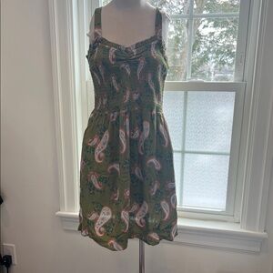 Market & Spruce Green Paisley Sundress